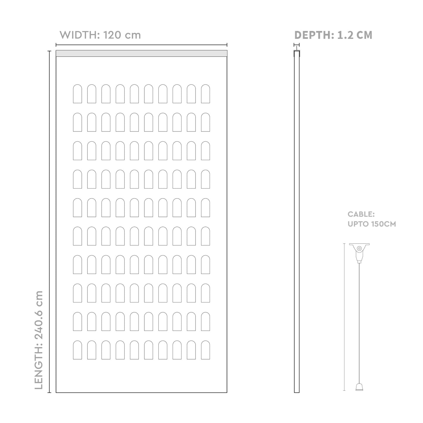 Arches - Hanging Screen