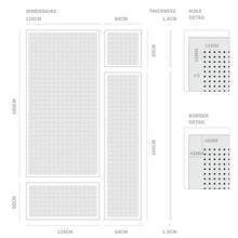 Load image into Gallery viewer, Perforated Wood Panels - 5/16