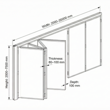 Load image into Gallery viewer, Mute Foldable Partition