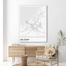 Load image into Gallery viewer, Map : Abu Dhabi