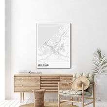 Load image into Gallery viewer, Map : Abu Dhabi