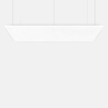 Load image into Gallery viewer, Suspended white rectangle for sound absorption