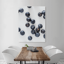 Load image into Gallery viewer, Blueberries 2 - large size - white frame