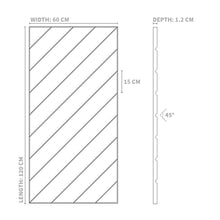 Load image into Gallery viewer, Diagonal lines - Panel