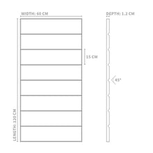 Load image into Gallery viewer, Horizontal lines - Panel