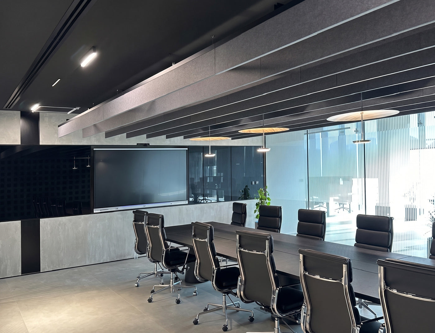 Office after MUTE acoustic treatment