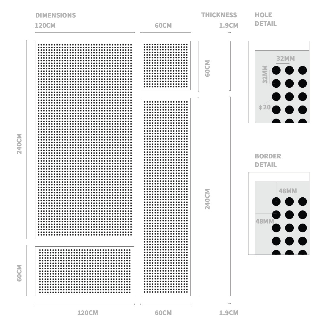Perforated Wood Panels - 20/32