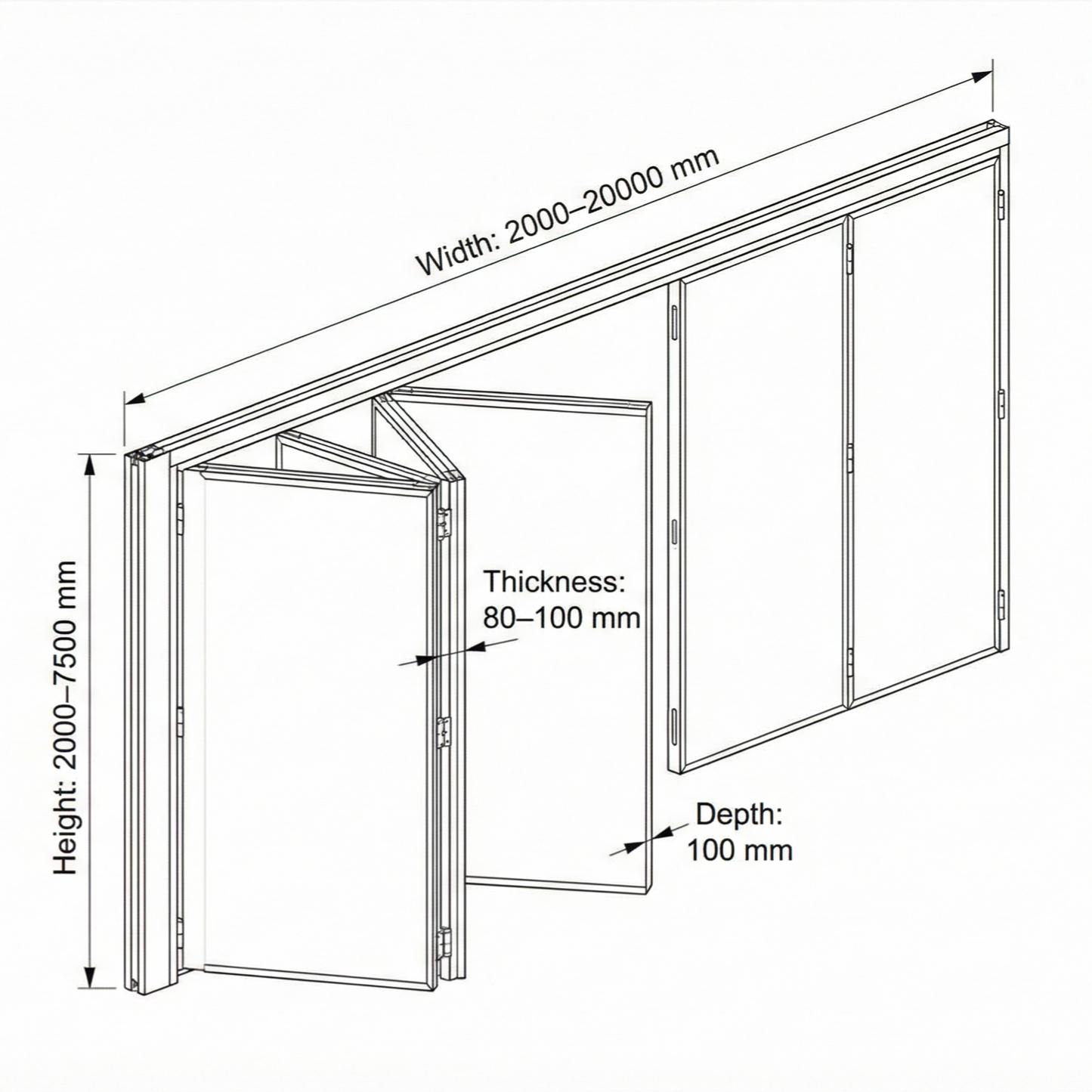 Mute Foldable Partition