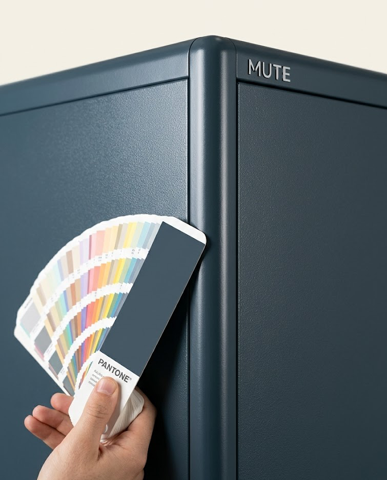 Exterior — RAL / Pantone matched