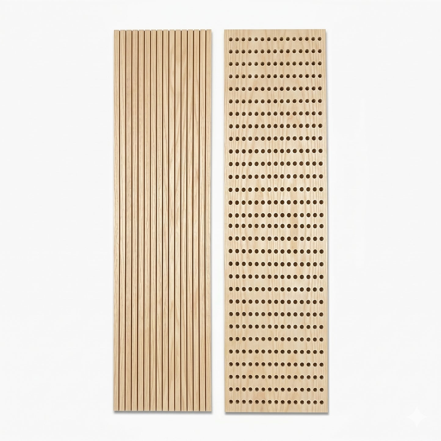 Mute Wood - Slatted Perforated Panel