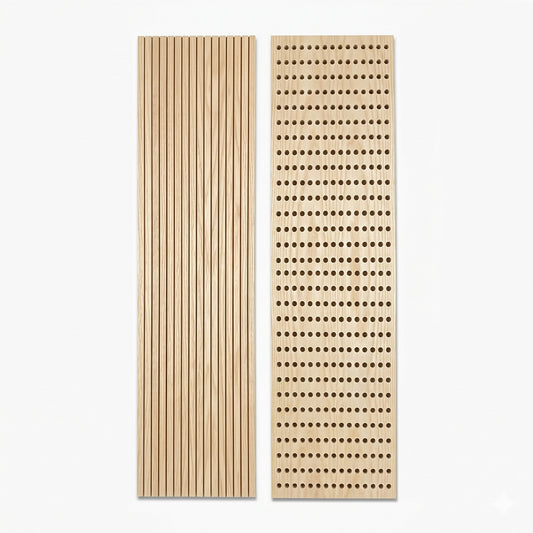 Mute Wood - Slatted Perforated Panel