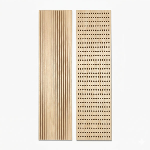 Mute Wood - Slatted Perforated Panel
