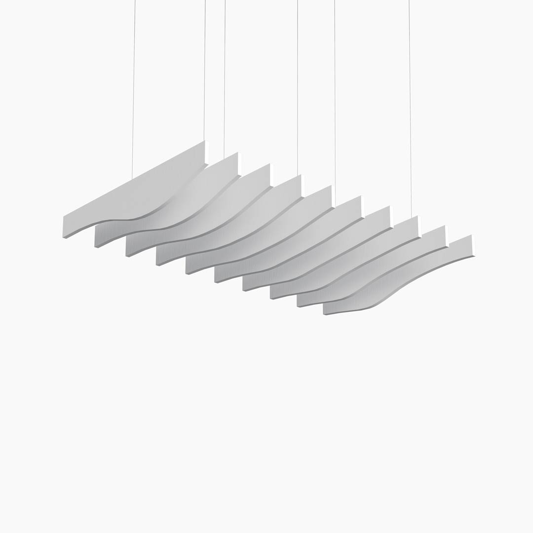 Suspended ceiling Baffles in white