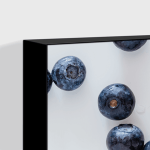 Blueberries 2 - black frame color