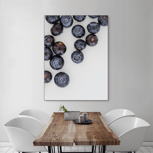 Blueberries 1 - large size - black frame