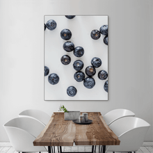 Load image into Gallery viewer, Blueberries 2 - large size - black frame
