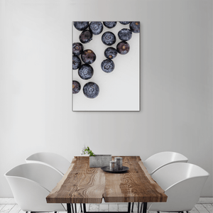 Blueberries 1 - medium size - black frame