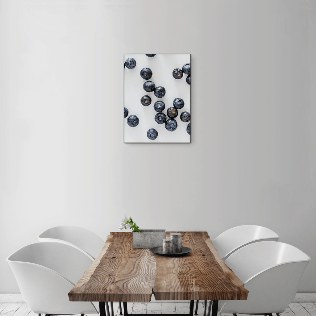 Blueberries 2 - small size - black frame