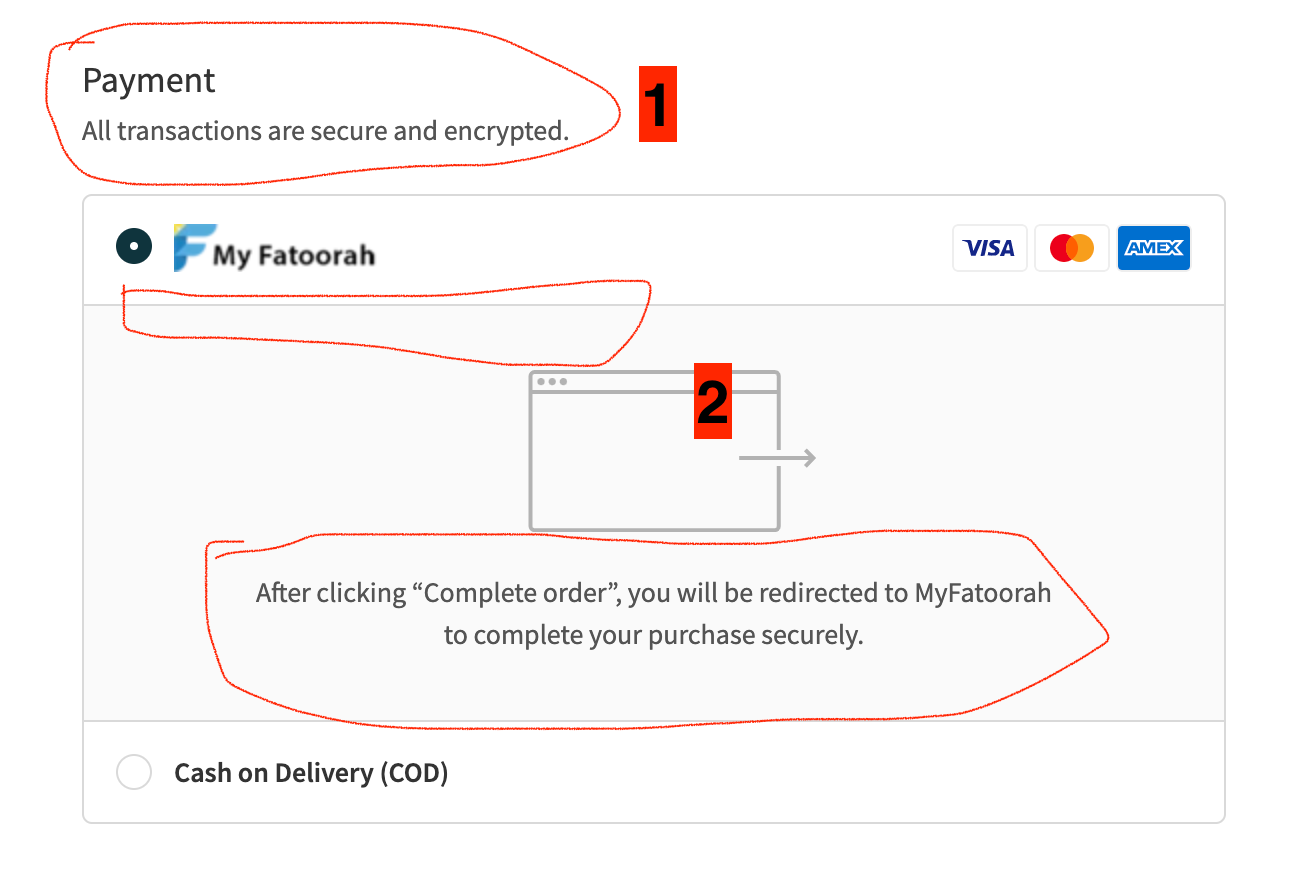 Online payment test product