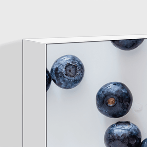 Blueberries 2 - white frame color