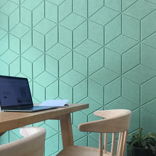 Load image into Gallery viewer, Hexagon panel for home office space
