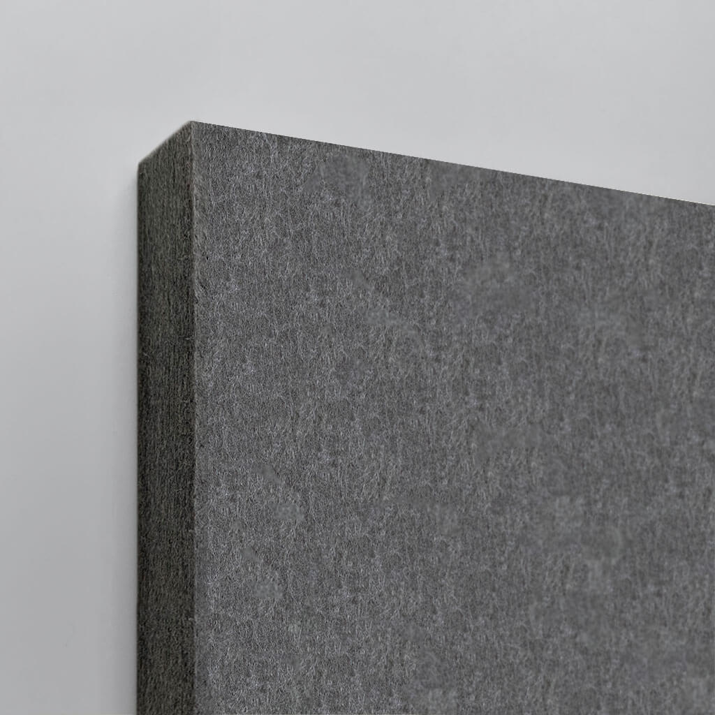 Grey wall panel closeup