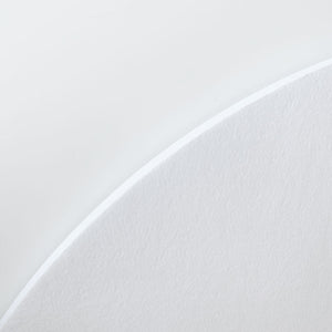 White circle felt panel closeup