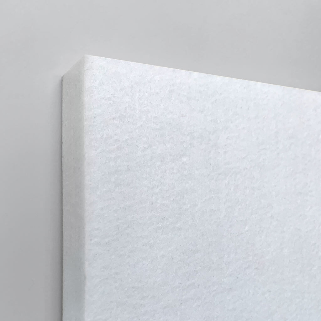 White wall panel closeup