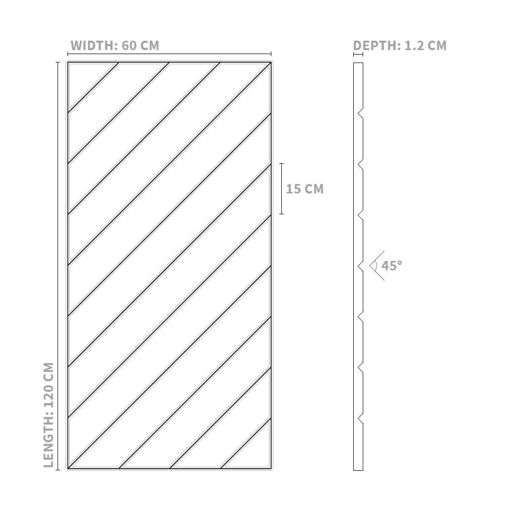 Diagonal Lines - Panel