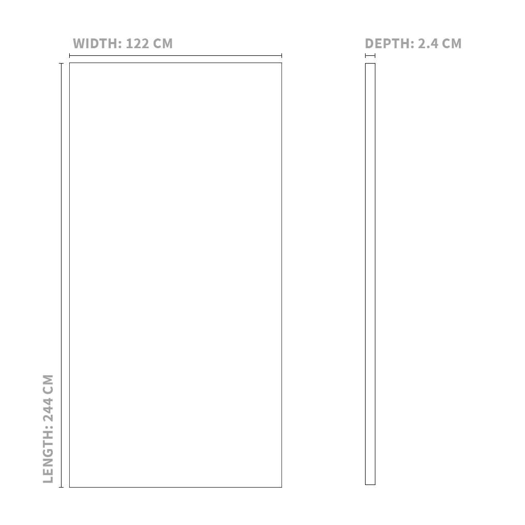 Plain wall panel dimensions