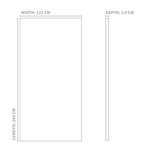 Plain wall panel dimensions