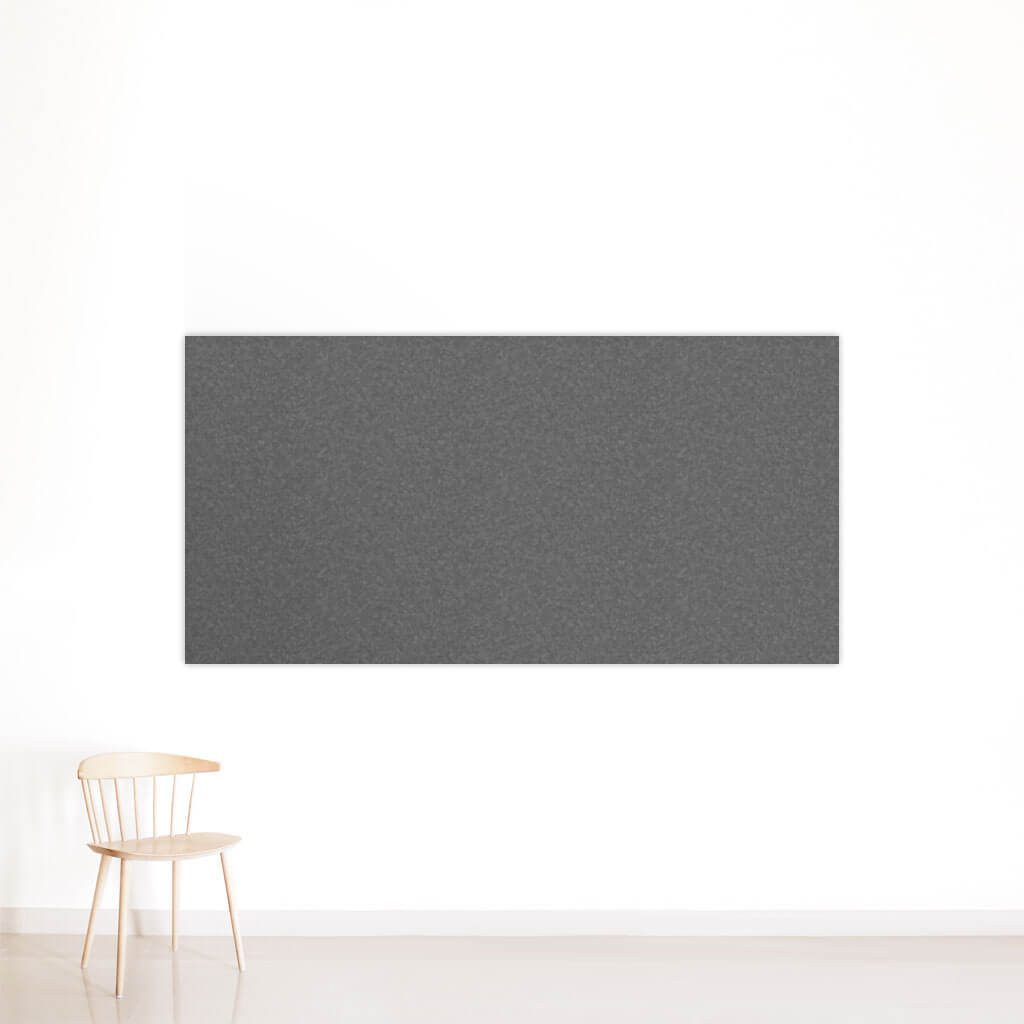 Grey panel on wall